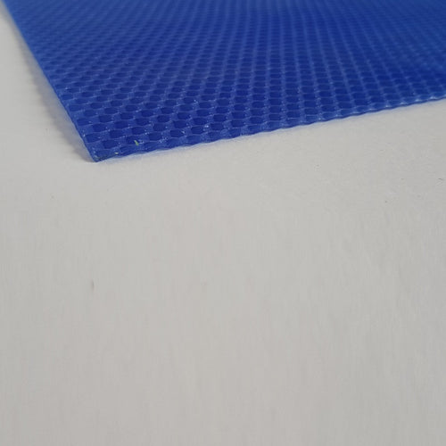 Blue Full Depth Wax Foundation Comb